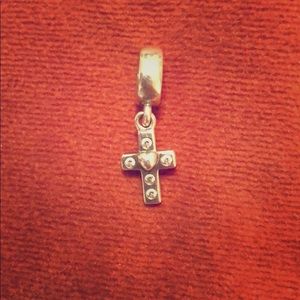 Pandora cross charm